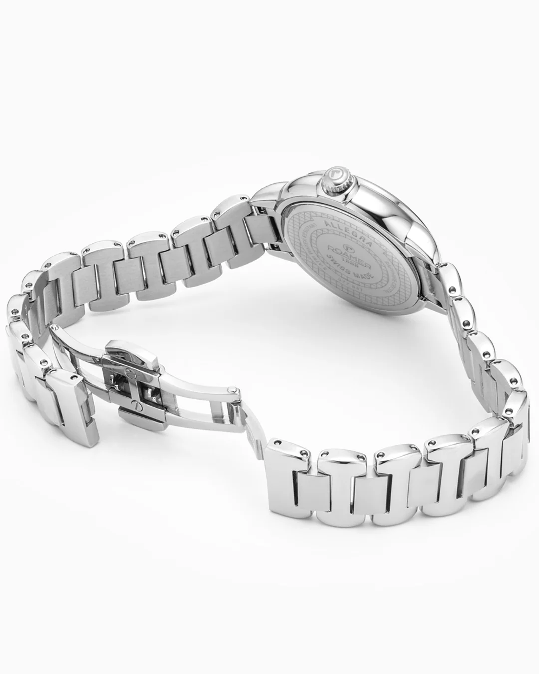 Allegra 32mm Quartz Three-Hand White MOP Dial Stainless Steel Bracelet Sapphire glass Stainless Steel swiss watch - Image 4