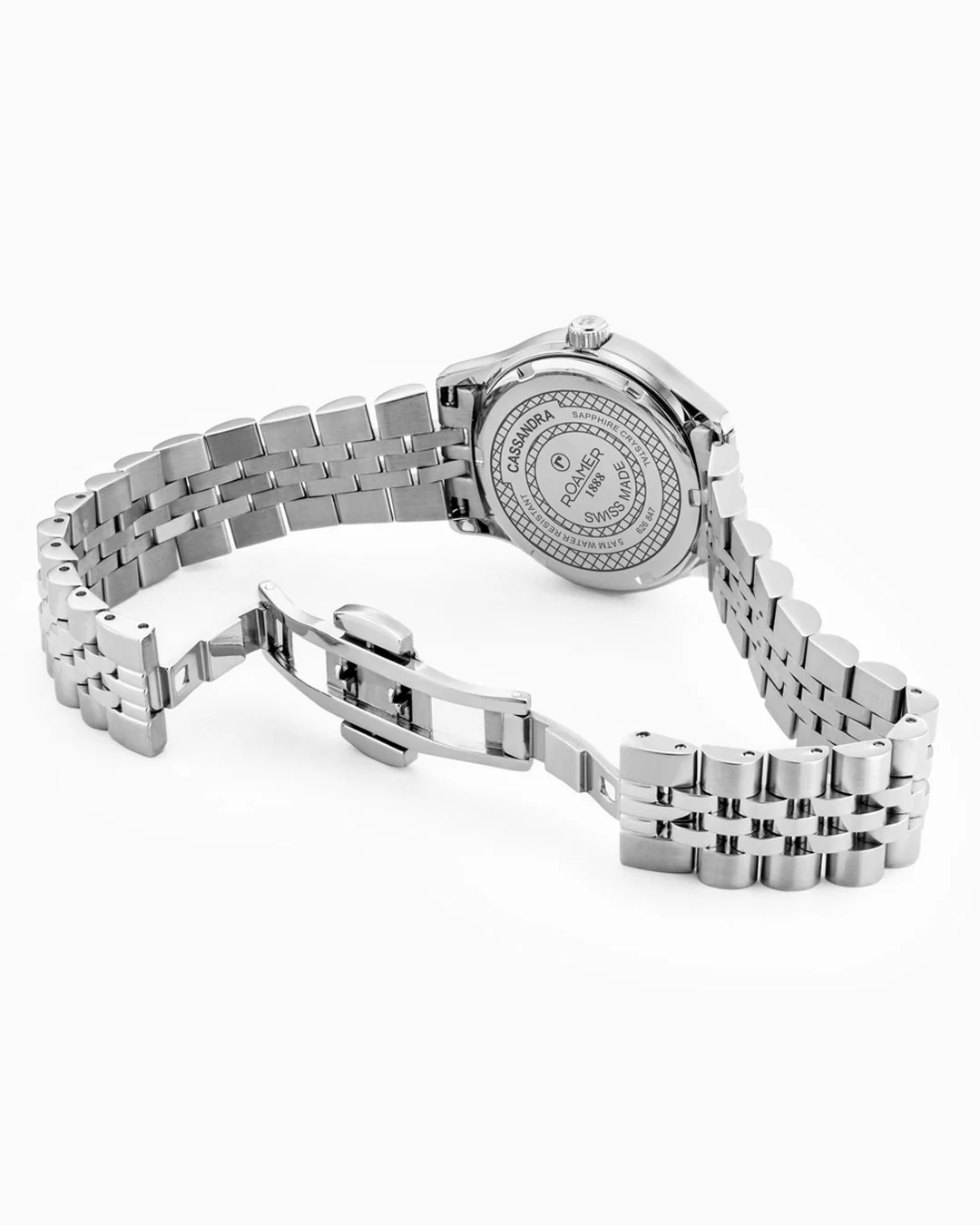 Cassandra Diamond 31 mm Quartz Three-Hand White Dial MOP Silver Bracelet Sapphire glass Stainless Steel swiss watch - Image 4