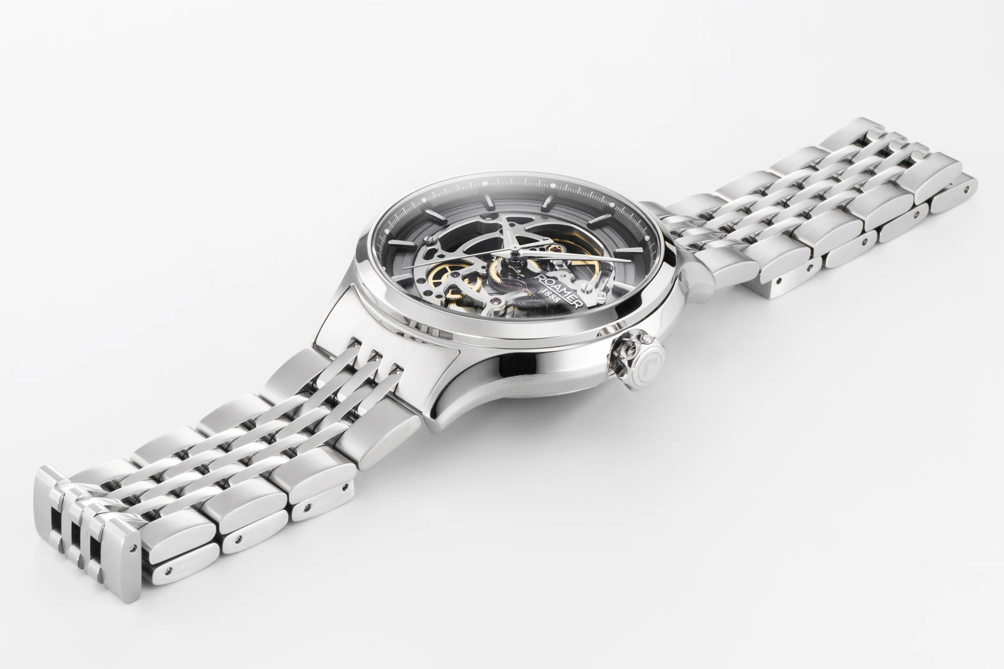 Competence Skeleton IV 43 mm Automatic Three-Hand  Bracelet Sapphire glass Stainless Steel swiss watch - Image 3