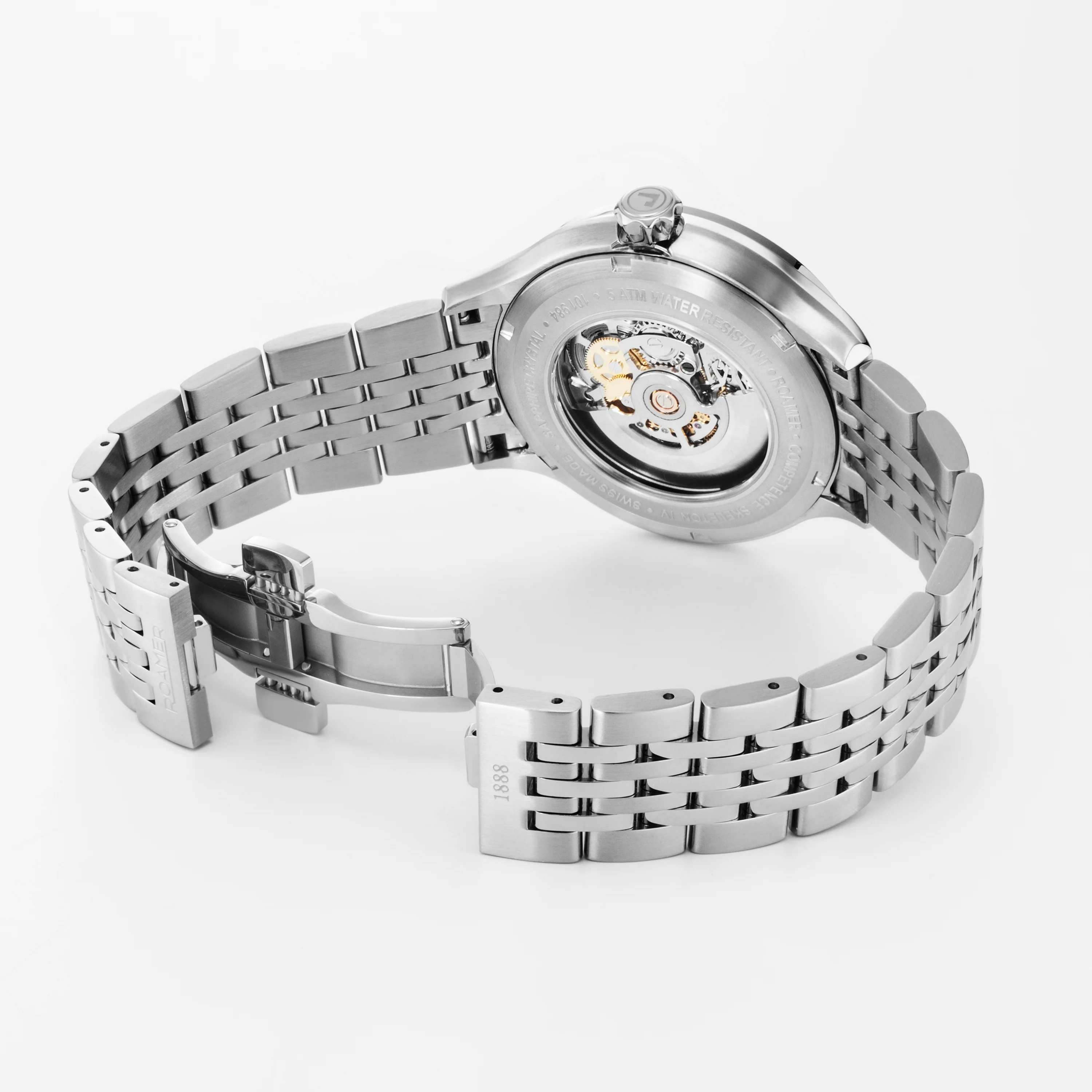 Competence Skeleton IV 43 mm Automatic Three-Hand  Bracelet Sapphire glass Stainless Steel swiss watch - Image 4