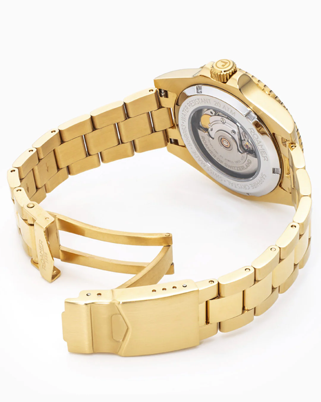 Premier 42 mm Automatic Three-Hand Date Black Dial Gold Bracelet Sapphire glass Stainless Steel swiss watch - Image 4