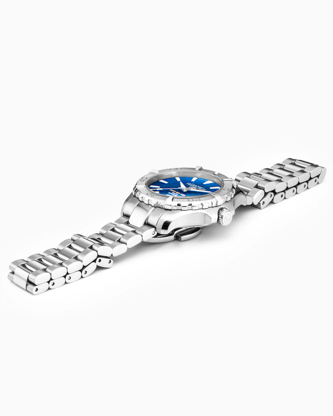 Deep Sea 200 Ladies 34mm Quartz Three-Hand Date Blue Dial Silver Bracelet Sapphire glass Stainless Steel swiss watch - Image 3