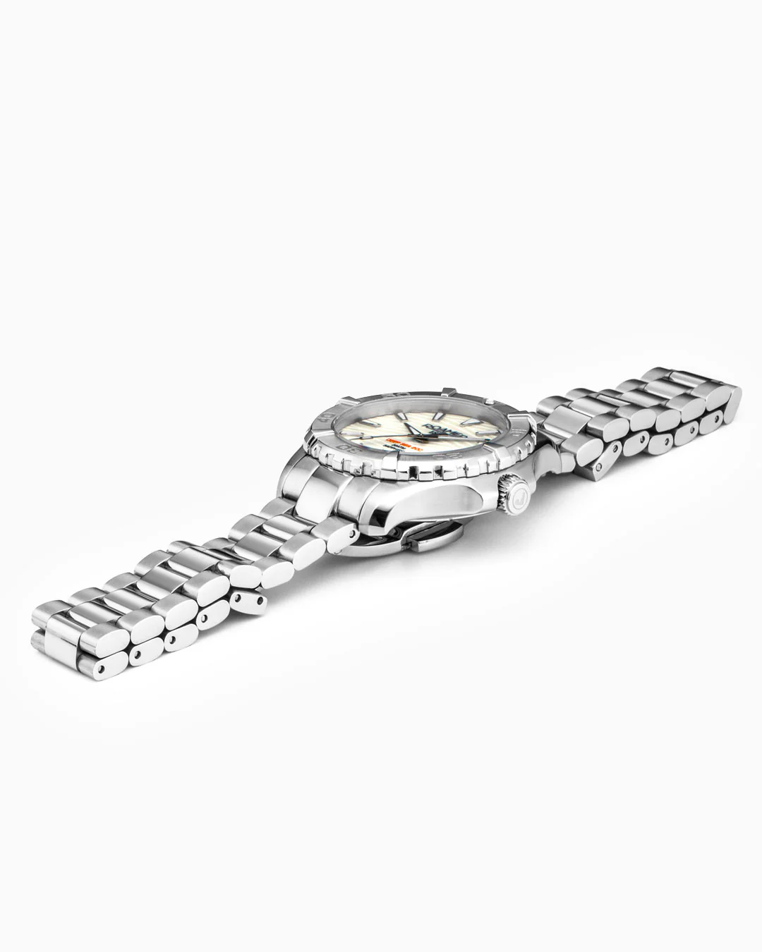 Deep Sea 200 Ladies 34mm Quartz Three-Hand Date White Dial Silver Bracelet Sapphire glass Stainless Steel swiss watch - Image 3