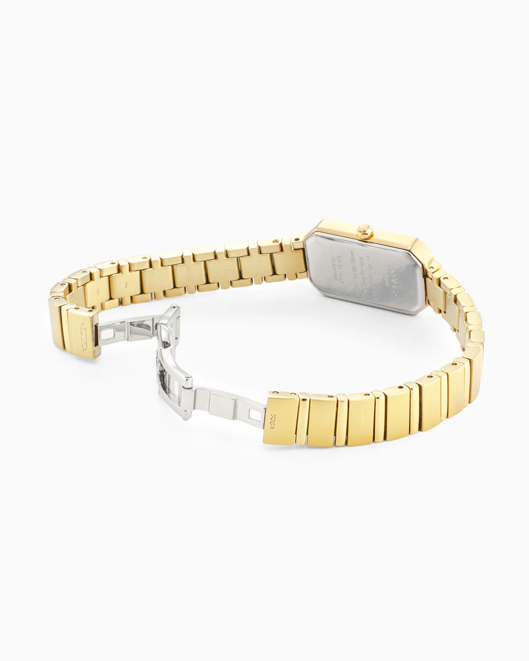 Olivia Diamond 18x29 mm Quartz Two-Hand Gold Dial Gold Tone Bracelet Sapphire glass Stainless Steel swiss watch - Image 4
