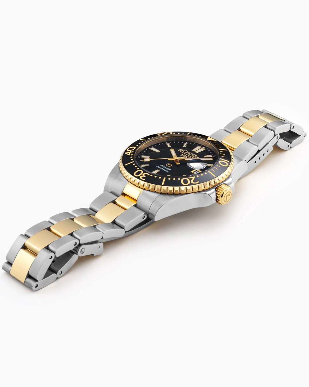 Premier 42 mm Automatic Three-Hand Date Black Sunray Dial Two-Tone Bracelet Sapphire glass Stainless Steel swiss watch - Image 3