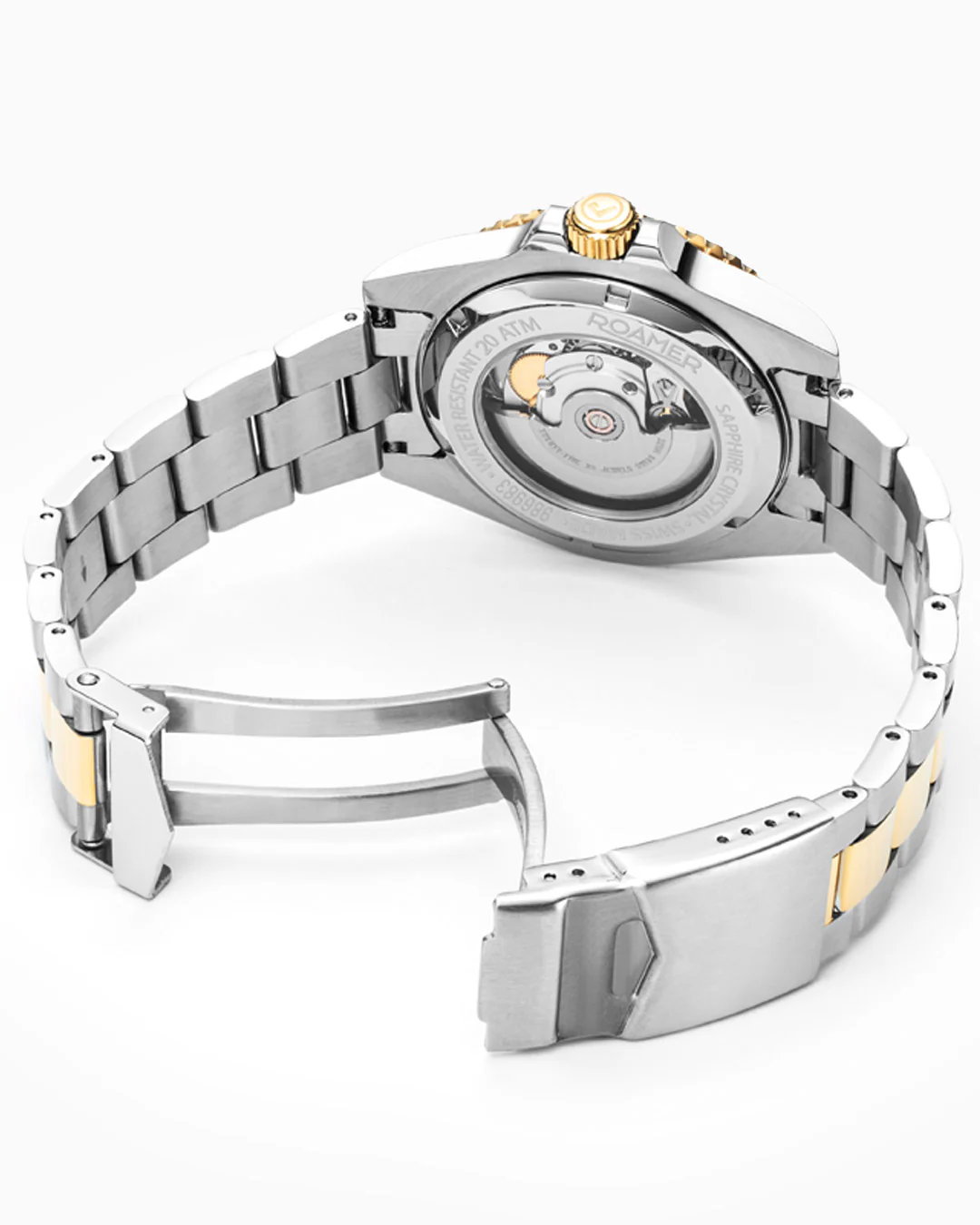 Premier 42 mm Automatic Three-Hand Date Black Sunray Dial Two-Tone Bracelet Sapphire glass Stainless Steel swiss watch - Image 4