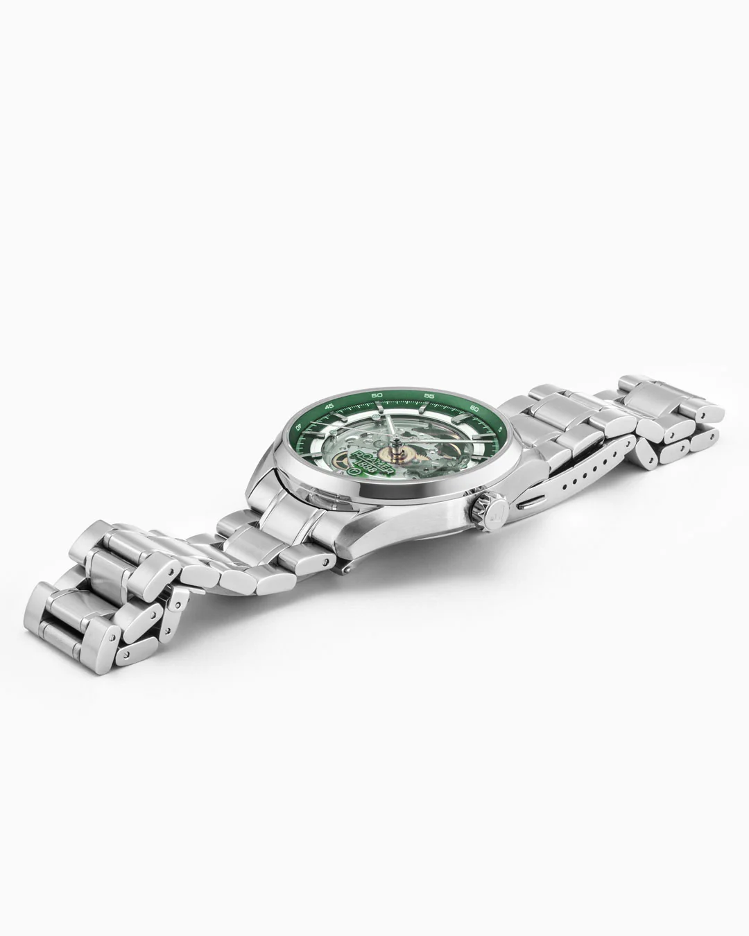 Pro Auto 42 mm Automatic Three-Hand Green Dial Silver Bracelet Sapphire glass Stainless Steel swiss watch - Image 3