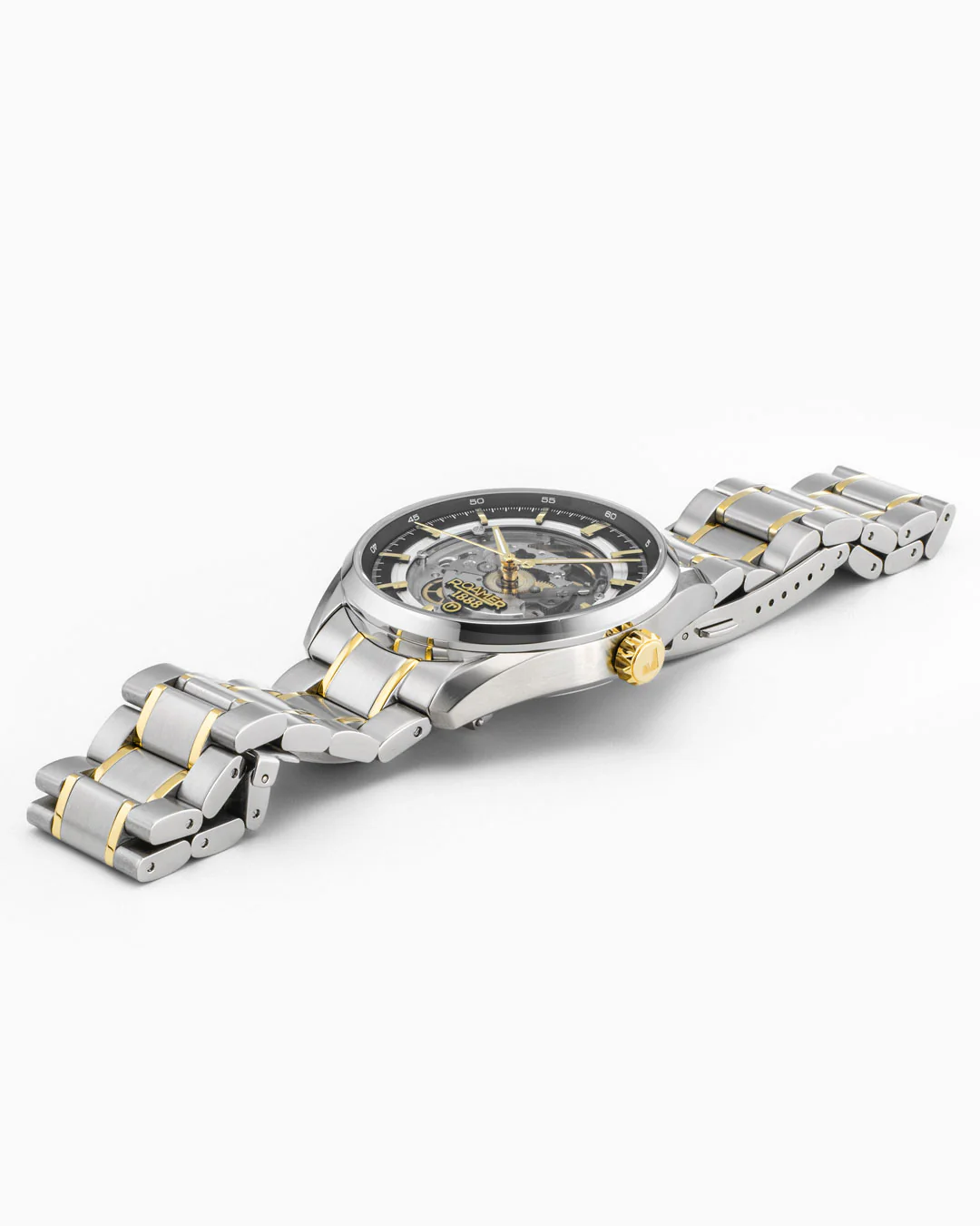 Pro Auto 42 mm Automatic Three-Hand Black Dial Two-Tone Bracelet Sapphire glass Stainless Steel swiss watch - Image 3