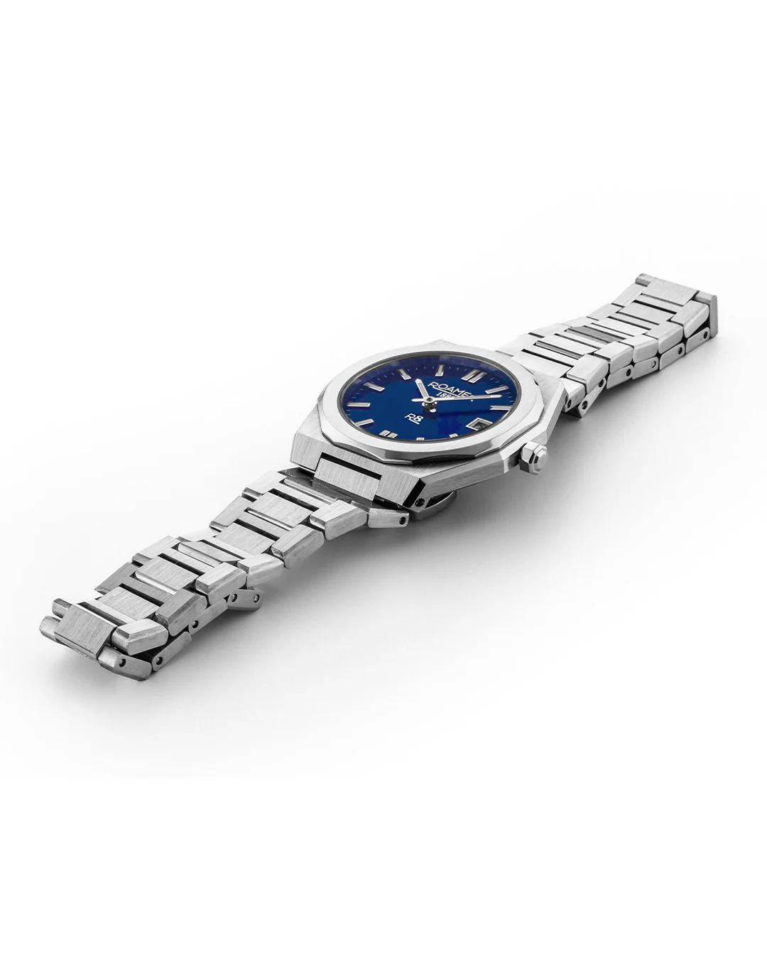 R8 Ladies 32.5mm Quartz Two-Hand Date Blue Sunray Dial Silver Bracelet Sapphire glass Stainless Steel swiss watch - Image 3