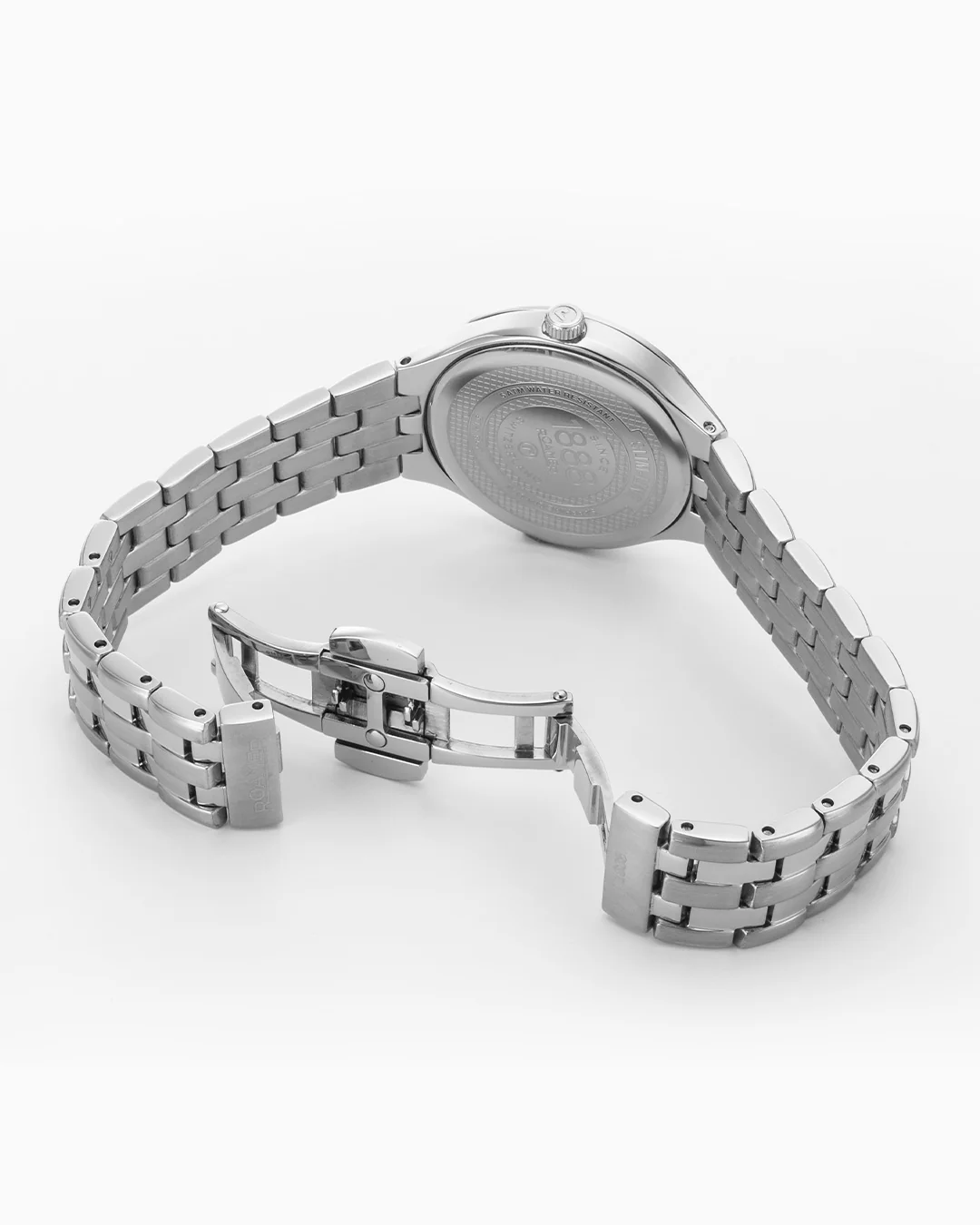 Slim Line Classic Ladies 30mm Quartz Two-Hand Date Sky Blue Dial Silver Bracelet Sapphire glass Stainless Steel swiss watch - Image 4